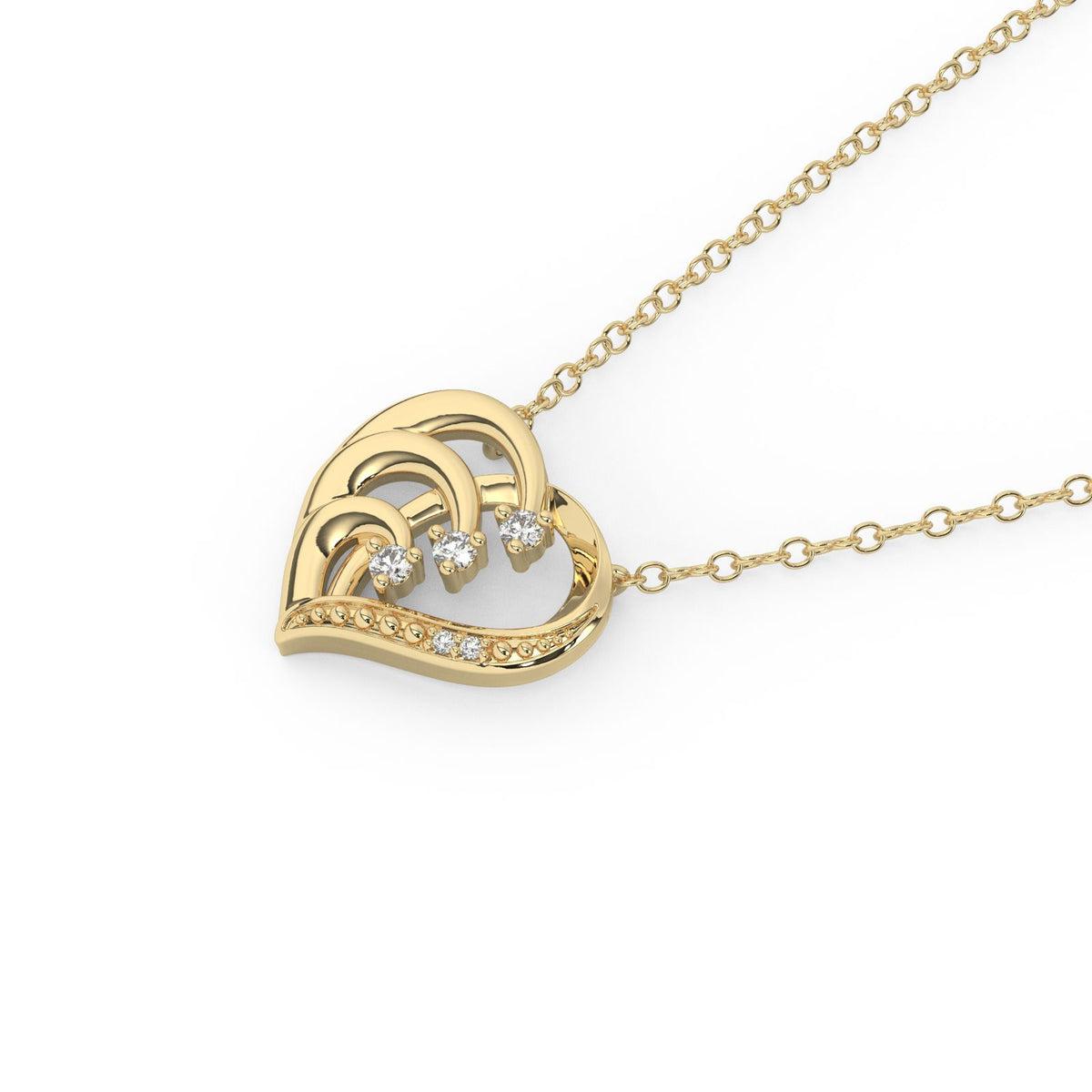 Family Heart Pendant