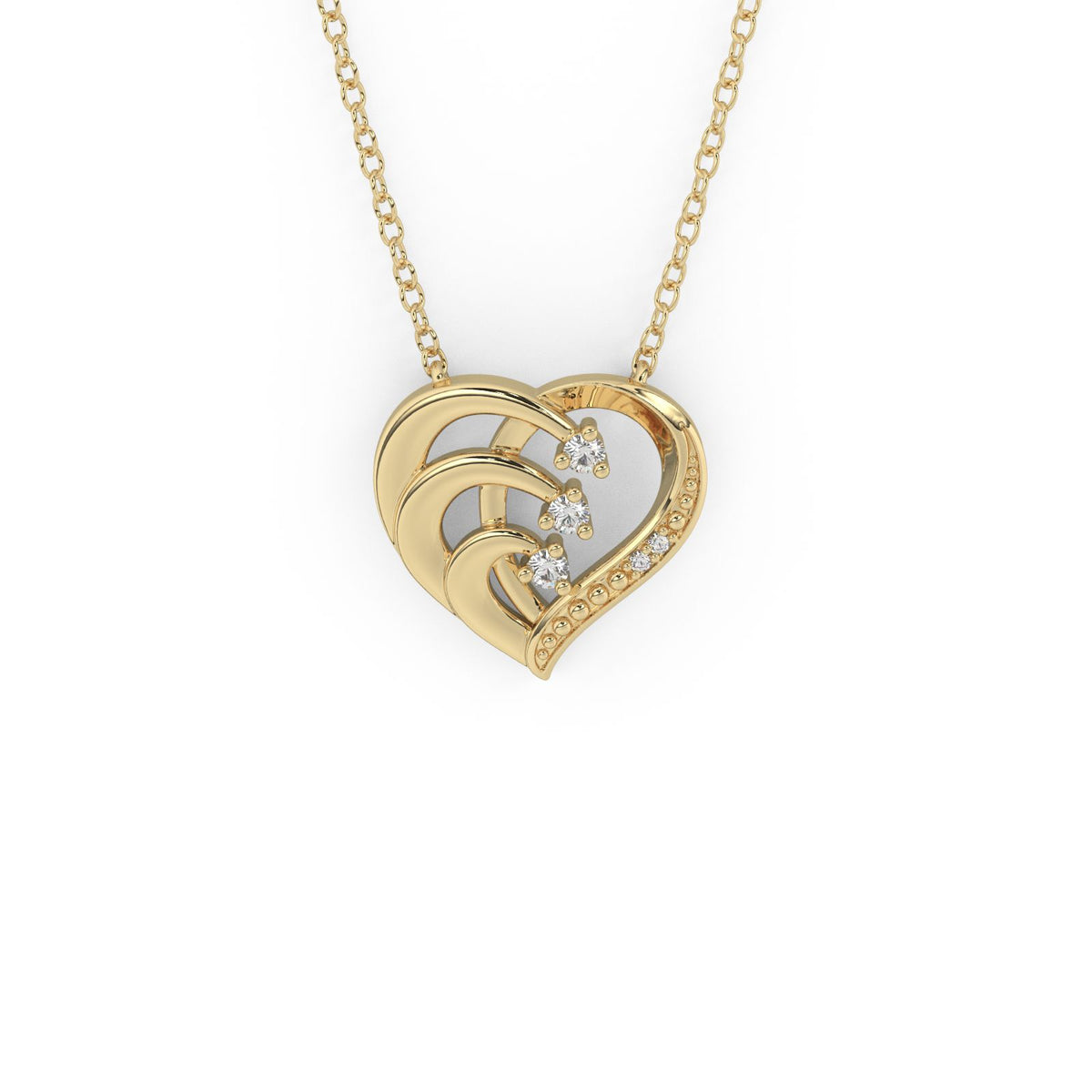 Family Heart Pendant