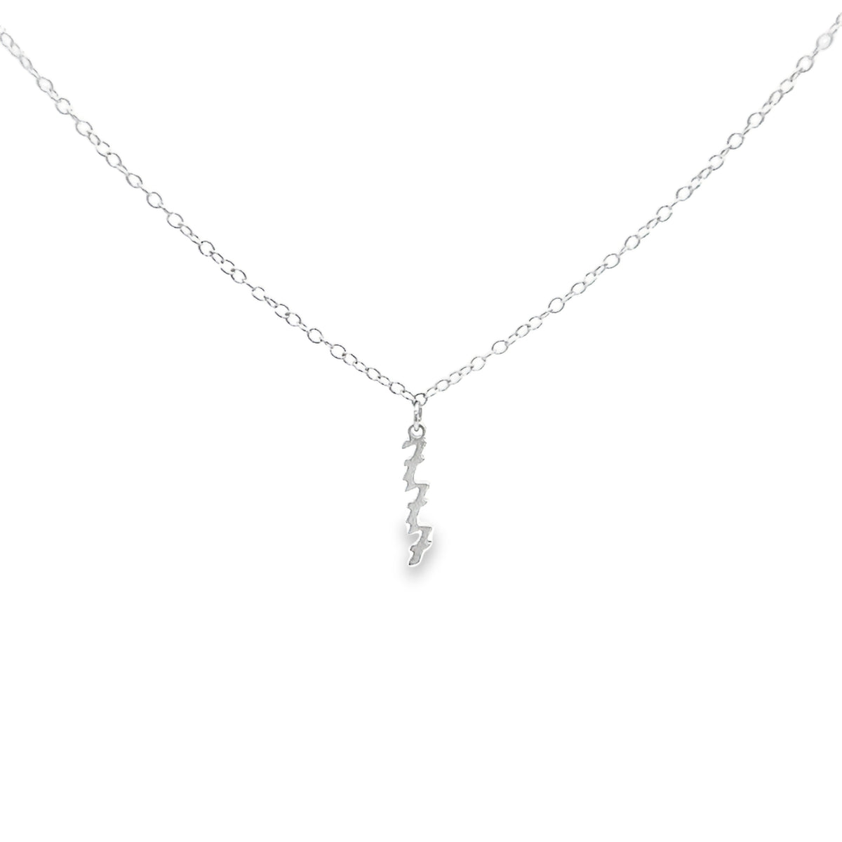 Angel Number Necklace Sterling Silver