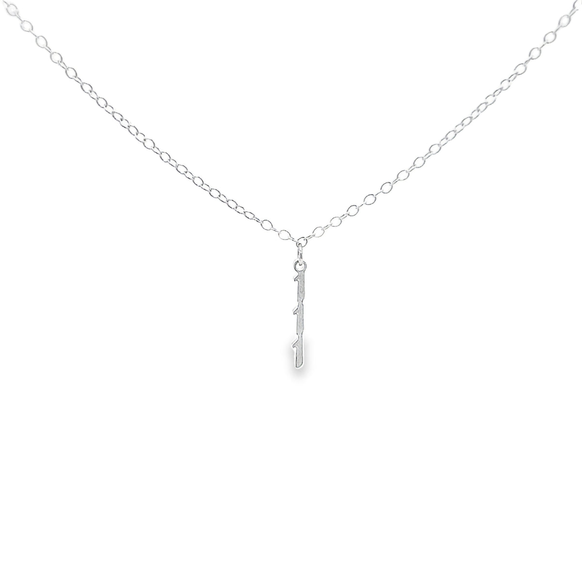 Angel Number Necklace Sterling Silver