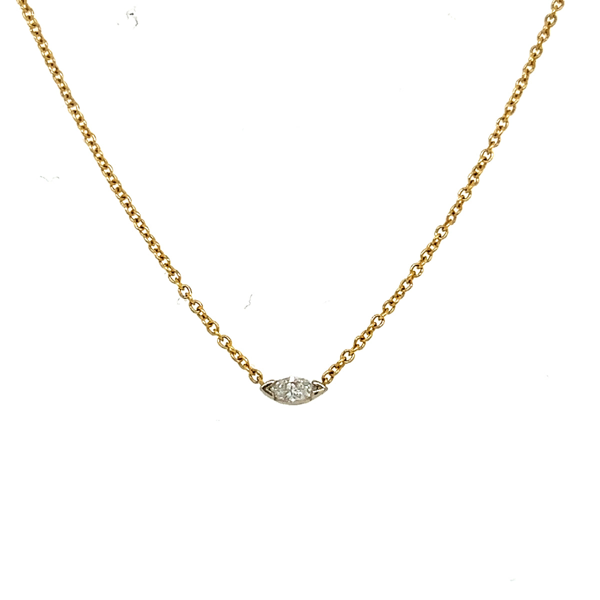 Diamond Marquis Necklace